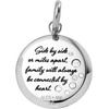 ALEX AND ANI Wife Flower Disc Charm(Stainless Silver)