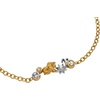 ALEX AND ANI Zodiac Bracelet – Two-Tone Stainless Steel with Clear Crystals, Nickel-Free, Zodiac Sign Bracelet for Women(Aries)