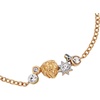 ALEX AND ANI Zodiac Bracelet – Two-Tone Stainless Steel with Clear Crystals, Nickel-Free, Zodiac Sign Bracelet for Women(Leo)