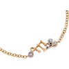 ALEX AND ANI Zodiac Bracelet – Two-Tone Stainless Steel with Clear Crystals, Nickel-Free, Zodiac Sign Bracelet for Women(Libra)