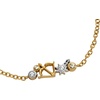 ALEX AND ANI Zodiac Bracelet – Two-Tone Stainless Steel with Clear Crystals, Nickel-Free, Zodiac Sign Bracelet for Women(Saggittarius)
