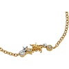 ALEX AND ANI Zodiac Bracelet – Two-Tone Stainless Steel with Clear Crystals, Nickel-Free, Zodiac Sign Bracelet for Women(Taurus)