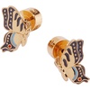 Alex And Ani NYBG Butterfly Earring, Brass Shiny Gold