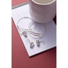 Alex And Ani Office MVP Earring, Brass Shiny Silver