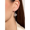 Alex And Ani Office MVP Earring, Brass Shiny Silver