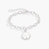 Alex And Ani Wedding Adjustable Chain Charm Bracelet, Wedding Style Charms, Shiny Finishes, Chain Length 6.5 To 8in(New Bridesmaid)