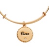 Alex and Ani BILY Niece Expandable Wire Bracelet for Women(Shiny Gold)