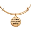 Alex and Ani BILY Niece Expandable Wire Bracelet for Women(Shiny Gold)