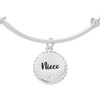 Alex and Ani BILY Niece Expandable Wire Bracelet for Women(Shiny Silver)