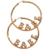 Alex and Ani Babe Bubble Hoop Earring, Shiny Gold