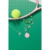 Alex and Ani Barbie™ Tennis Bag Charm, Brass Shiny Silver