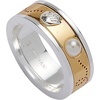 Alex and Ani Baseball Fidget Ring, Brass Two Tone