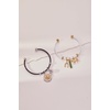 Alex and Ani Bezel Stone Enamel Cuff(Black)