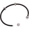 Alex and Ani Bezel Stone Enamel Cuff(Black)