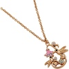 Alex and Ani Birds of a Feather Enamel Pendant, Brass Shiny Gold