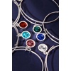 Alex and Ani Birthstones Expandable Bangle for Women, Birthday Crystal Charms, Shiny Finish, 2 to 3.5 in(Shiny Silver)
