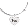 Alex and Ani Bride Heart Bangle(Silver)