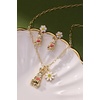 Alex and Ani Bunny Drop Earrings, Brass Shiny Gold