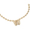 Alex and Ani Butterfly Ball Chain Bracelet(Stainless Steel Gold)