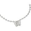 Alex and Ani Butterfly Ball Chain Bracelet(Stainless Steel Silver)