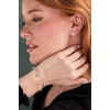 Alex and Ani Butterfly Crystal Stud Earrings, Shiny Silver