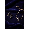 Alex and Ani Celestial Cat Huggie Earring – Whimsical Jewelry for Women, Black Cat Charm on Golden Crescent Moon, Two-Tone Nickle-Free, Ideal gift for Women