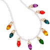 Alex and Ani Christmas Light Bulb Shaker Necklace(Gold)