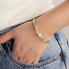 Alex and Ani Clover + Crystal Accent Beaded Bangle Bracelet