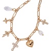 Alex and Ani Coquette Christian Bracelet(Linear Multi Charm)