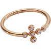 Alex and Ani Coquette Christian Cross Ring, Brass Shiny Gold