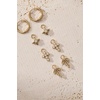 Alex and Ani Coquette Christian Earrings(Huggie Set of 3)