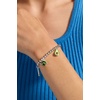 Alex and Ani Crayola Fan Favorites Forest Green Stretch Bracelet(Shiny Silver)