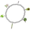 Alex and Ani Crayola Fan Favorites Forest Green Stretch Bracelet(Shiny Silver)
