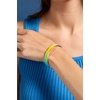 Alex and Ani Crayola Fan Favorites Rainbow Resin Cuff(Shiny Gold)