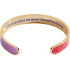 Alex and Ani Crayola Fan Favorites Rainbow Resin Cuff(Shiny Gold)