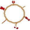 Alex and Ani Crayola Fan Favorites Scarlet Stretch Bracelet(Shiny Gold)
