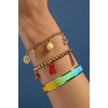Alex and Ani Crayola Fan Favorites Scarlet Stretch Bracelet(Shiny Gold)