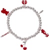 Alex and Ani Crayola Fan Favorites Scarlet Stretch Bracelet(Shiny Silver)