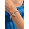 Alex and Ani Crayola Fan Favorites Scarlet Stretch Bracelet(Shiny Silver)