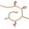 Alex and Ani Crayola Fan Favorites Tickle Me Pink Charm Bracelet(Shiny Gold)