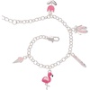 Alex and Ani Crayola Fan Favorites Tickle Me Pink Charm Bracelet(Shiny Silver)