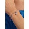 Alex and Ani Crayola Fan Favorites Tickle Me Pink Charm Bracelet(Shiny Silver)