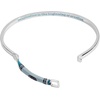 Alex and Ani Crayola Teacher Appreciation Crayon Tension Bangle, Brass Shiny Silver