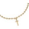 Alex and Ani Cross Ball Chain Bracelet(Stainless Steel Gold)