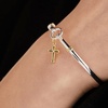 Alex and Ani Cross Clip Bangle