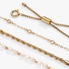 Alex and Ani Crystal + Pearl Stranded Bracelet Set