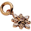 Alex and Ani Crystal Snowflake Charms for Women – Nickel-Free, Premium Safe Materials Ideal for Charm Bracelet, DIY Craft(Crystal Snowflake (Shiny Gold))