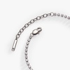 Alex and Ani Crystal Tennis Chain Bracelets(Babe (Stainless Silver))