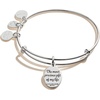 Alex and Ani Daughter Charm Bangle(Silver)