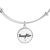 Alex and Ani Daughter Charm Bangle(Silver)